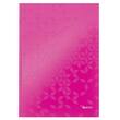 Leitz Notizbuch WOW mit festem Einband, DIN A4, Pink metallic, kariert Artikelbild