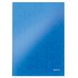 Leitz Notizbuch WOW mit festem Einband, DIN A4, Blau metallic, kariert Artikelbild