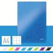 Leitz Notizbuch WOW mit festem Einband, DIN A4, Blau metallic, kariert Artikelbild Secondary6 S