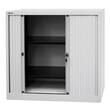 Bisley Euro Rollladenschrank, Lichtgrau, 2,5 Ordnerhöhen, 1029x1000x430 mm, 1 Stück Artikelbild Secondary4 S