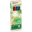 edding EcoLine 25 Permanentmarker, Marker, 4er-Set (blau, grün, rot, schwarz), 1 Set Artikelbild