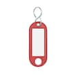 WEDO Schlüsselanhänger mit S-Haken und Etikett, rot, 1 Stück Artikelbild
