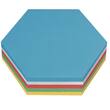 Nobo Moderationskarten ''Waben'', 130g/m², farblich sortiert, 16,5x19cm, 250 Stück Artikelbild Secondary1 S