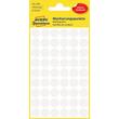 Etikett AVERY manuell ø12mm hvit (270) produktbilde