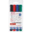 edding Whiteboard-Marker 360, Boardmarker, Flipchartmarker, 1,5-3 mm, Rundspitze, farblich sortiert, 4er-Set, 1 Packung Artikelbild