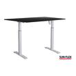SUN-FLEX® Bord II höj/sänk 120x80 vit/svart produktfoto