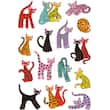 Etikett HERMA dekor abstrakte katter(3) produktbilde