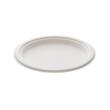 Tallerken bagasse 23cm hvit (50) produktbilde