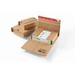 ColomPac Versandverpackung mit Haftklebeverschluss und Aufreißfaden, 1-wellig, 305x230x-92mm (A4), Braun, 20 Stück pro Packung, 5 Packungen Artikelbild
