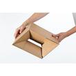 ColomPac Faltkarton mit Automatikboden und Haftklebeverschluss, 2-wellig, für schwere Gegenstände, 585x392x150mm, Braun, 10 Stück pro Packung, 5 Packungen Artikelbild Secondary1 S