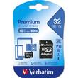 Verbatim Minneskort Micro SDHC 32GB CL10 produktfoto Secondary2 S