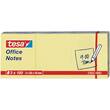 tesa® Haftnotizblock, Klebenotizen, gelb, 100 Blatt pro Block, 50x40mm, 3 Blöcke pro Packung, 1 Packung Artikelbild