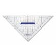 Staedtler Mars Geodreieck mit abnehmbarem Griff, Schuldreieck, Geometrie, glasklar, 22 cm, 1 Stück Artikelbild Secondary1 S