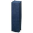 Flaschenkarton mit Leinenstruktur für 1 Flasche stehend, 90x90x355mm, dunkelblau, 50 Stück Artikelbild