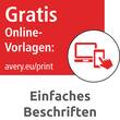 AVERY Zweckform Ordneretiketten, Rückenschilder für Ordner, selbstklebend, 38x192mm, gelb, 7 Etiketten pro Blatt, 20 Blatt Artikelbild Secondary1 S