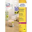 Avery Etiketten für Laserdrucker und Kopierer, 25 Blatt, A4, neongelb, 210x297mm, 25 Stück Artikelbild Secondary1 S