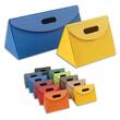 Tragegeschenkverpackung Paris M, Tragekarton, Geschenktasche, gewellte Oberfläche, 210x140x150mm, braun, 25 Stück Artikelbild