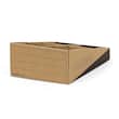 Pressel Lagersichtbox mit Mittelsteg, Kleinteilebox, 6 Fächer, 202x304x109(42)mm, braun/schwarz, 20 Stück Artikelbild Secondary4 S