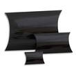 Kissenverpackung Pagri, Pillow-Box, Kissenschachtel, glanzplastifiziert, 85x80x30mm, schwarz, 25 Stück Artikelbild