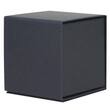 Faltschachtel Napoli Cube mit Magnetverschluss und Selbstklebeecken, 100x100x100mm, schwarz, 5 Stück Artikelbild