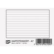 Kartotekkort EMO A7 linjert 200g (100) produktbilde