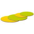 Dekoplatte klein, oval, hellgrün/gelb, 200 x 150 mm, 50 Stk. Artikelbild