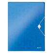 Leitz Ablagebox WOW, Dokumentenbox, Heftbox, A4, PP, blau metallic, 250x330x37mm, 1 Stück Artikelbild Secondary5 S
