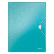 Leitz Ablagebox WOW, Dokumentenbox, Heftbox, A4, PP, eisblau, 250x330x37mm, 1 Stück Artikelbild Secondary5 S