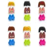 Miniland Emotiblocks, utbytbara delar, 6 karaktärer, 6 kort, broschyr produktfoto Secondary2 S