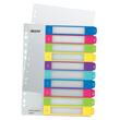Leitz Register WOW, PP, 1 - 10, Universallochung, A4, 10 Blatt, weiß/farbige Taben Artikelbild