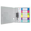 Leitz Register WOW, PP, 1 - 6, Universallochung, A4, 6 Blatt, weiss/farbige Taben Artikelbild Secondary5 S