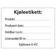 Etikett kjølevare 53x70mm 500stk produktbilde