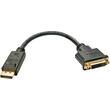 LINDY Adapterkabel DP/DVI-D, schwarz, 15cm, 1 Stück Artikelbild