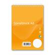 Lyreco Spiralblock A6 60g 100 blad rutat produktfoto