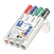 STAEDTLER Lumocolor Tafelschreiber, 2,5 mm, Keilspitze, nachfüllbar, farblich sortiert, 4er-Set, 1 Packung Artikelbild