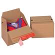 ColomPac Eurobox S mit Haftklebeverschluss und Aufreißfaden, Versandkarton, Versandverpackung, 195x145x140mm, Braun, 20 Stück Artikelbild