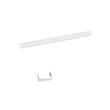Verschlussclip mit Drahtkante, weiß, 8x140mm,  3 Packungen Artikelbild