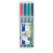 STAEDTLER Lumocolor OHP-Stift Lumocolor 316 non-permanent, F 0,6 mm, Etui mit 4 Farben Artikelbild Secondary1 S