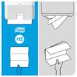 Tork Handtuchspender H2 Interfold, 444x302x102 mm, Weiß Artikelbild Secondary4 S
