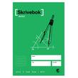 Skrivebok 17x21 80g 24bl 5x10 rutet produktbilde