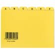 Kartotekregister A6 plast hvit produktbilde