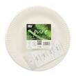 Tallerken PURE papp 23cm hvit (100) produktbilde