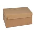 ColomPac Eurobox XL Base 300, Versandkarton mit Haftklebeverschluss ohne Deckel, mit Aufreißfaden, Außenmaß 575x387x288mm, Baun, 10 Stück Artikelbild Secondary1 S