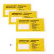 docuFIX® Dokumententasche aus Pergamin, Lieferschein/Rechnung, Fenster links, 228x120mm, gelb, 1000 Stück pro Packung, 3+1 GRATIS Artikelbild