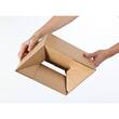 ColomPac Eurobox L mit Haftklebeverschluss und Aufreißfaden, Versandkarton, Versandverpackung, 394x294x387mm, Braun, 10 Stück Artikelbild Secondary2 S