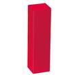 Flaschenkarton Amsterdam für 1 Flasche, Öffnung schmalseitig, 90x90x355mm, rot, 1 Stück Artikelbild