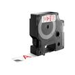 Dymo Schriftband, Weiß, Druck: Rot, 19 mm Artikelbild Secondary3 S