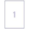 Herma Etiketten, transparent, 210x297mm, 25 Etiketten/Packung Artikelbild Secondary1 S