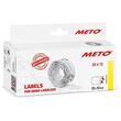 Prisetikett METO 22x12mm hvit (6) produktbilde