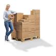 ColomPac Eurobox M mit Haftklebeverschluss und Aufreißfaden, Versandkarton, Versandverpackung, 294x94x387mm, Braun, 20 Stück Artikelbild Secondary1 S